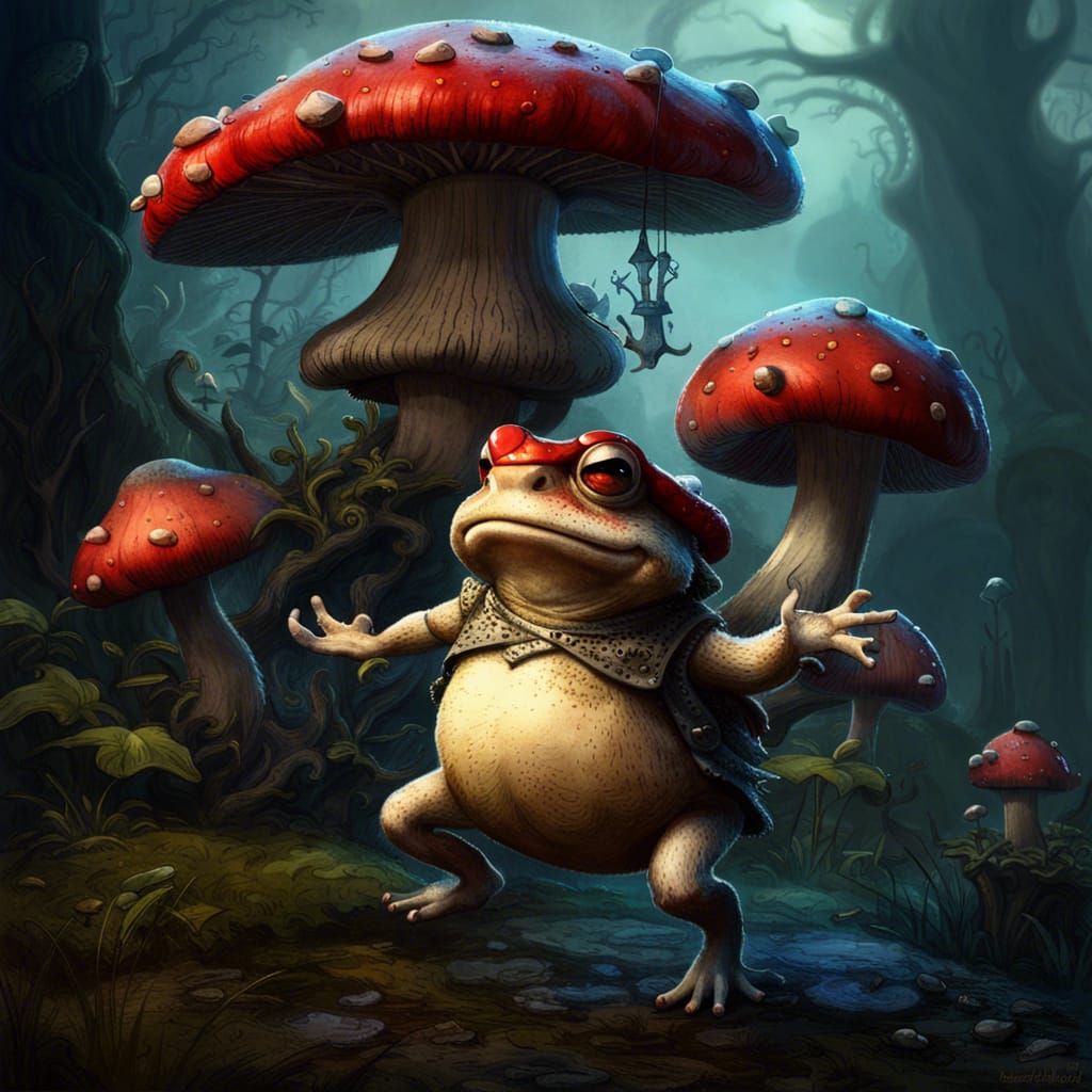 Dancing toad