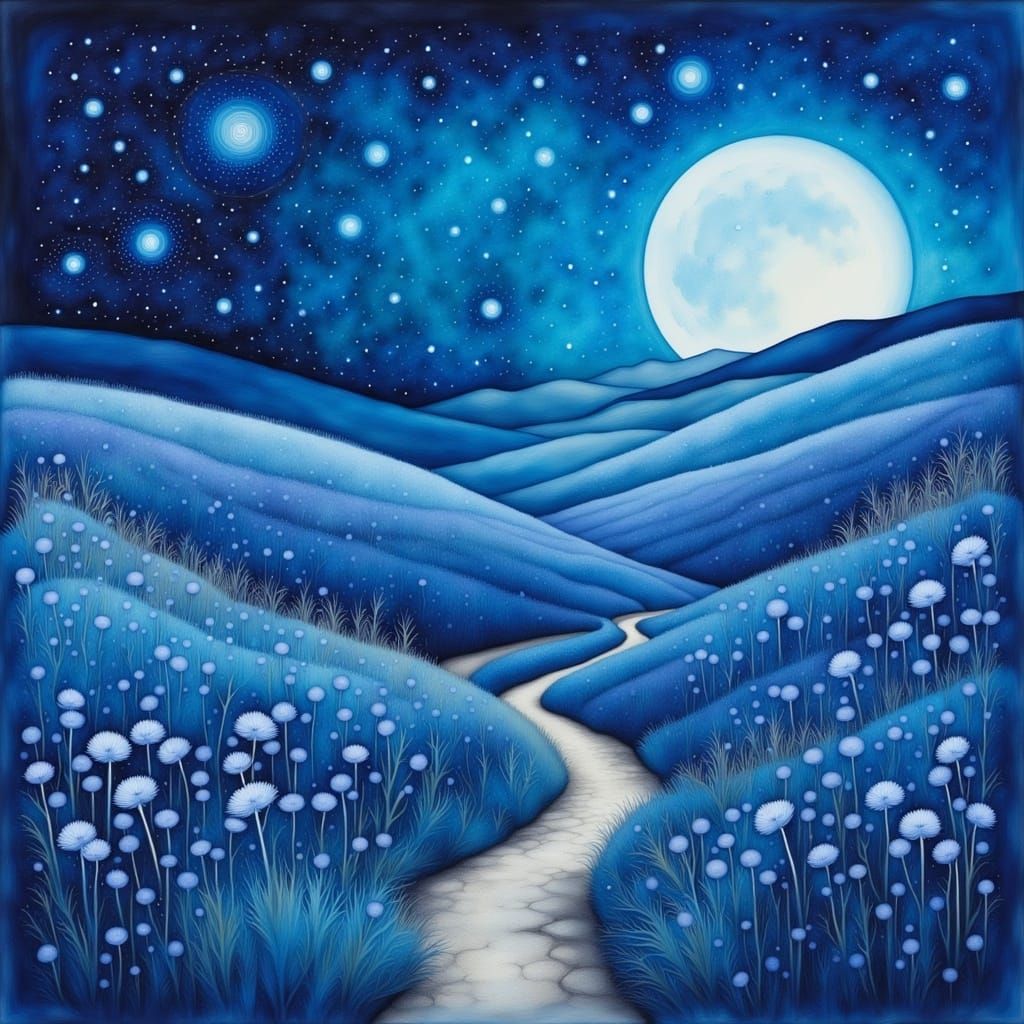 Ethereal Blue Dreamscape