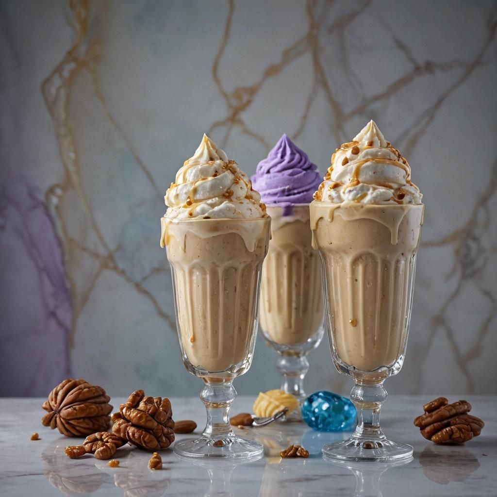 Butter Pecan Ice Cream in High-Fantasy Style