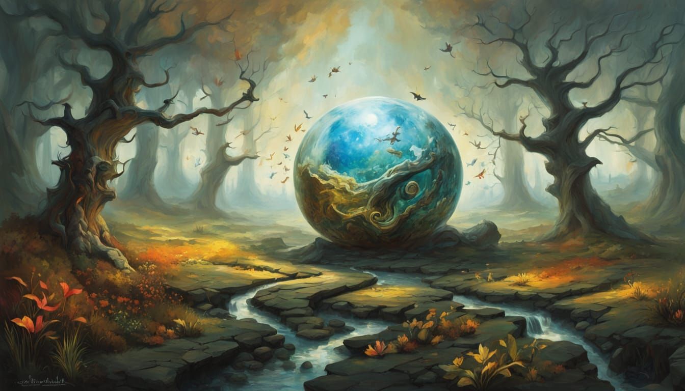 Surreal Fighter in Salvador Dali Style