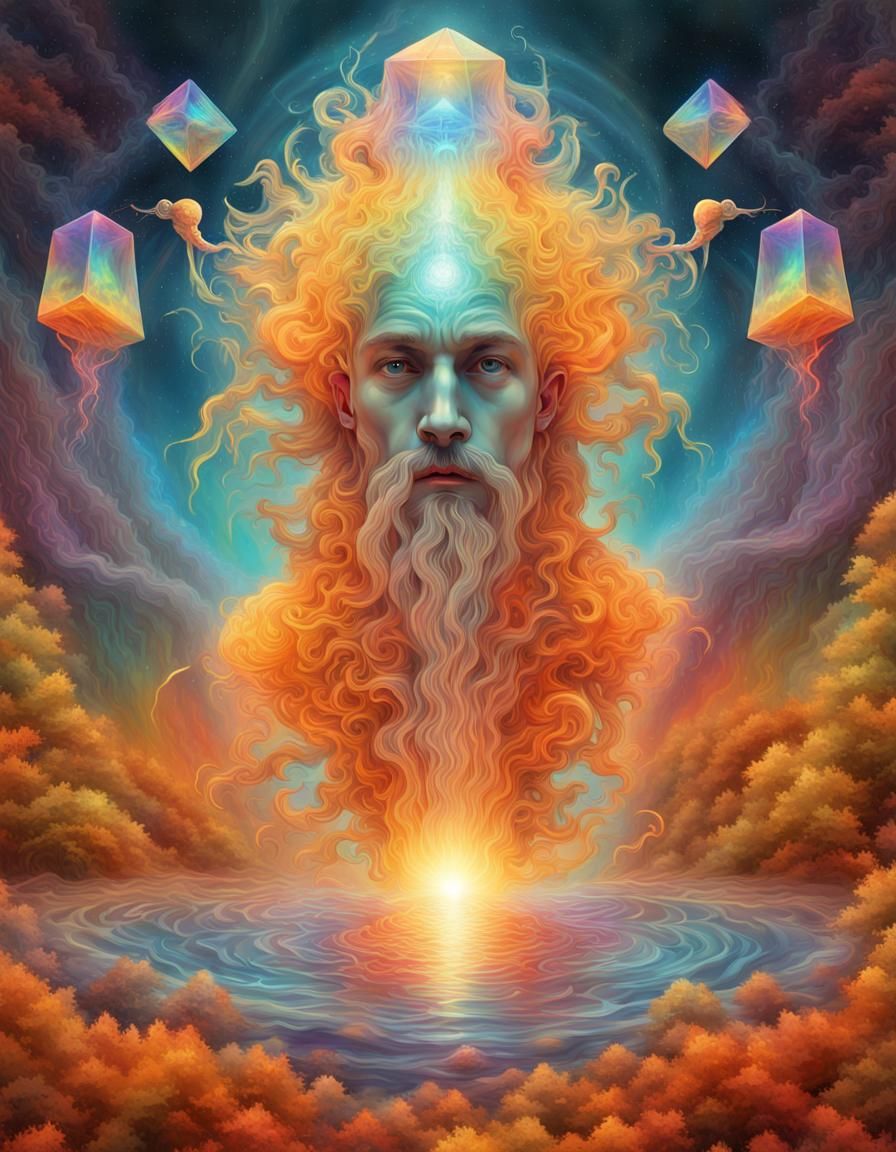 Baroque Science Fantasy God of Light