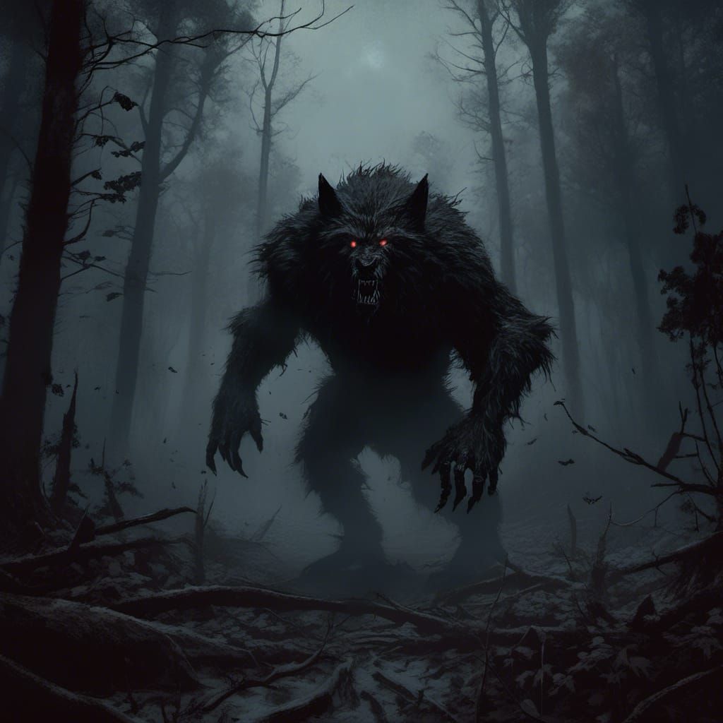 Terrifying Werewolf Hunts in Dark, Foggy Woods