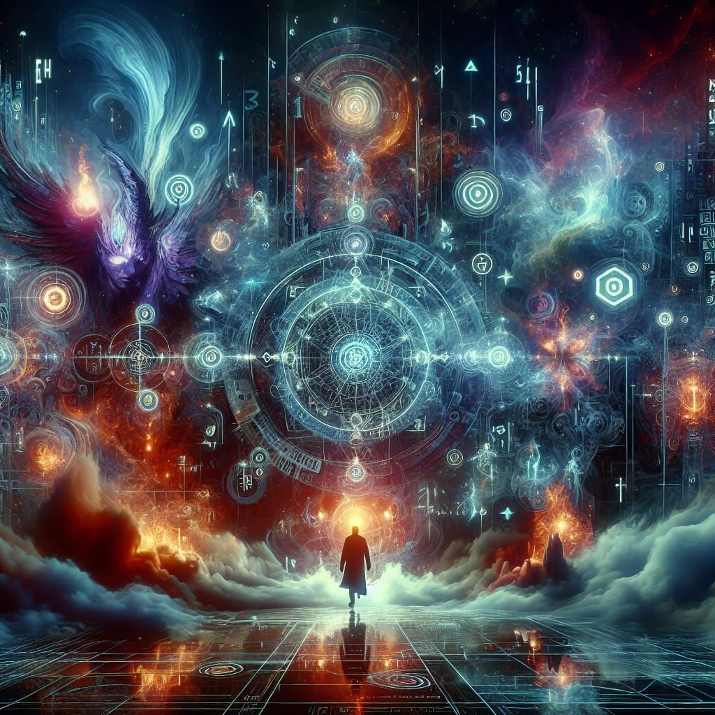 Cosmic Horror Meets Cybernetics in Epic Film Poster