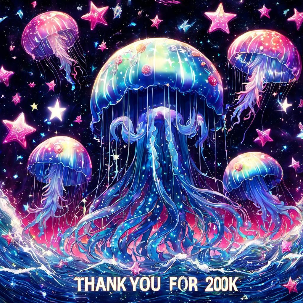 Thank You for 200K! Anime Manga Art