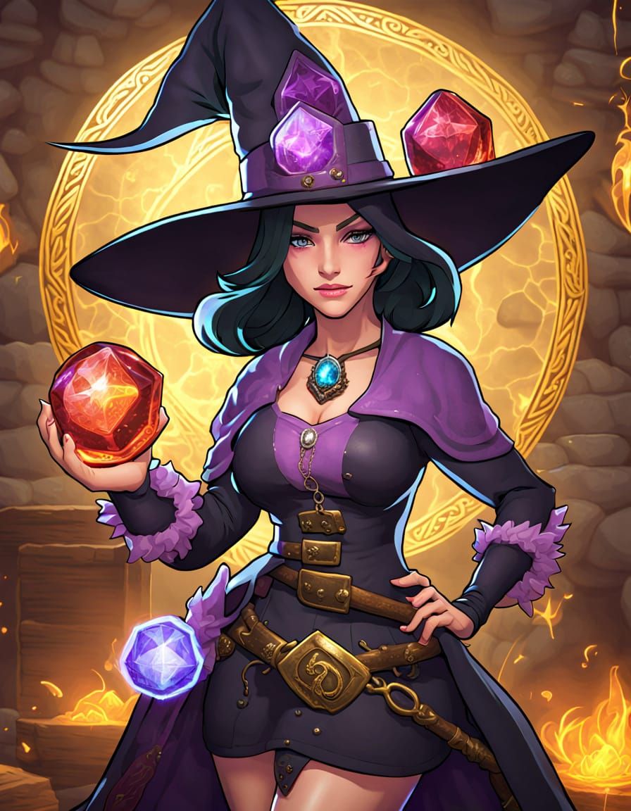 Warlocked Witch with Soul Gem