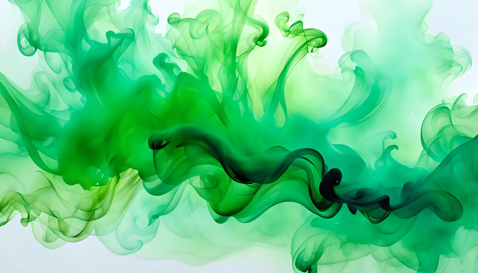 Ominous Green Smoke: Hyperdetailed Digital Illustration