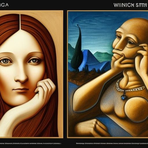 Renaissance Meets Cubism: A Fantastical Fusion