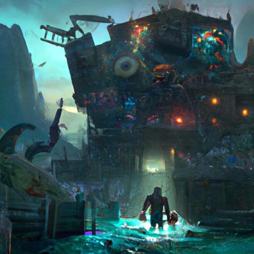 Fantastical Matte Painting of Jake Sully