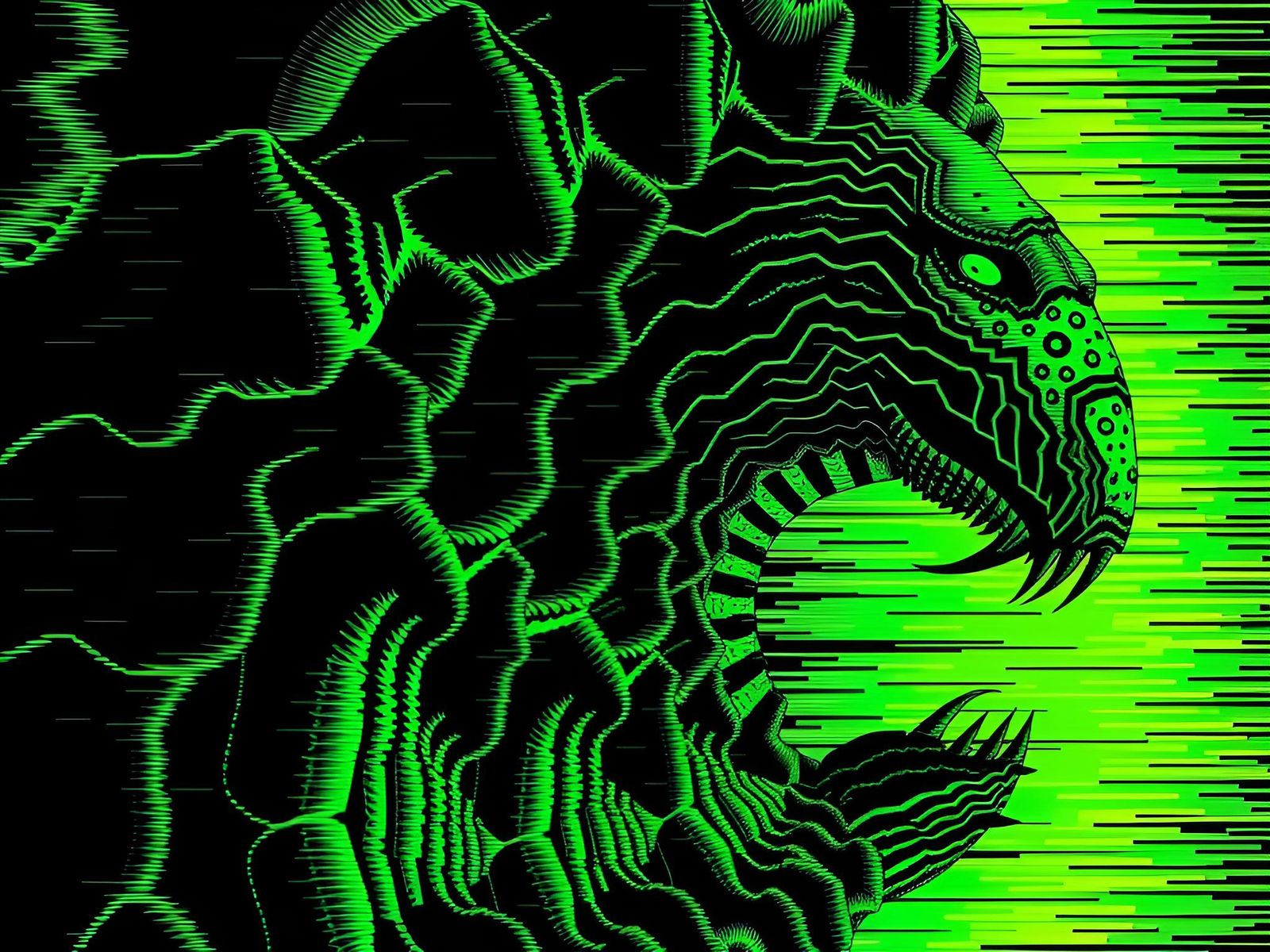 Chaotic Visual Interference: An Eldritch Horror