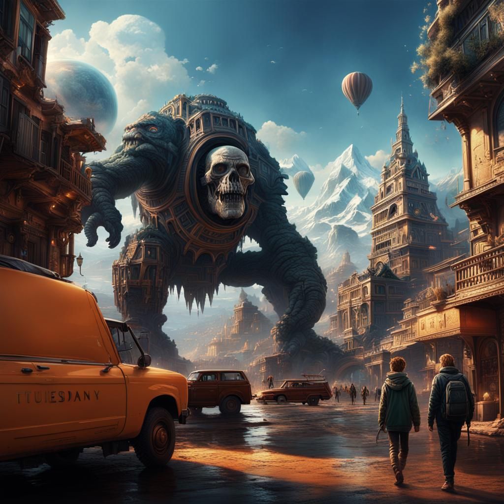 Epic Tuesday: A Dramatic Digital Matte Painting