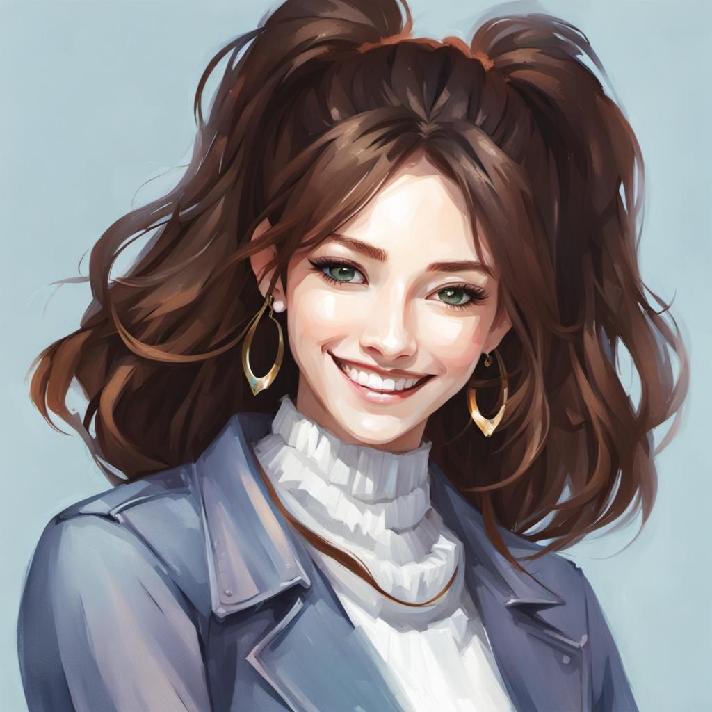 Happy Smiling Girl Portrait