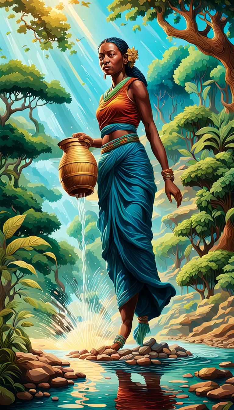 Abuk Oversees a Bountiful Harvest in Hyperrealism