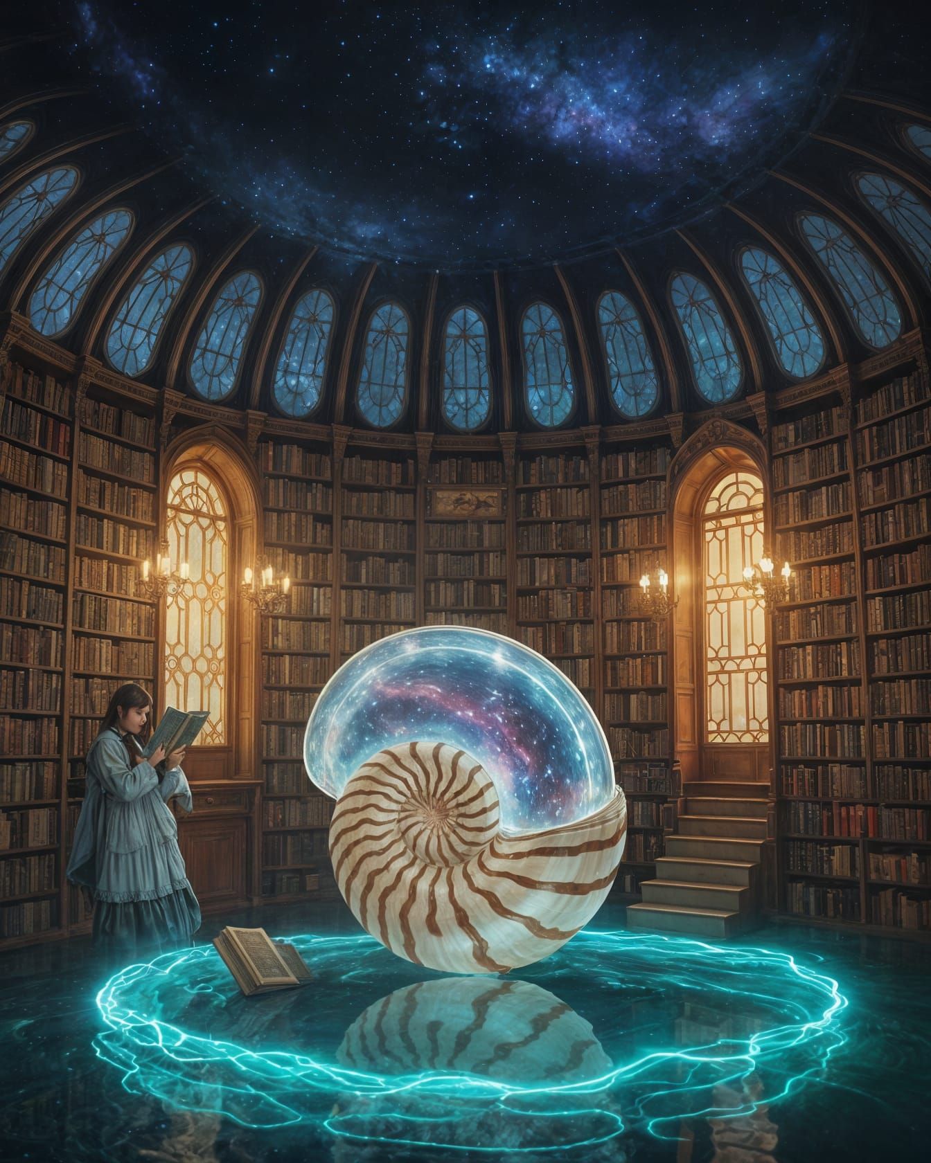 Studying Beside the All-Knowing Nautilus