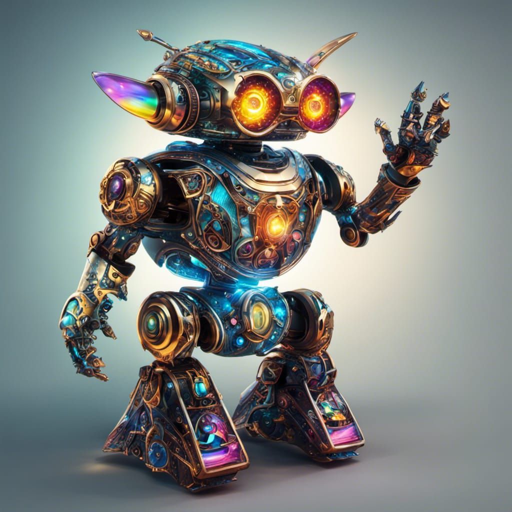 Mythical Robot Art in 4K Resolution