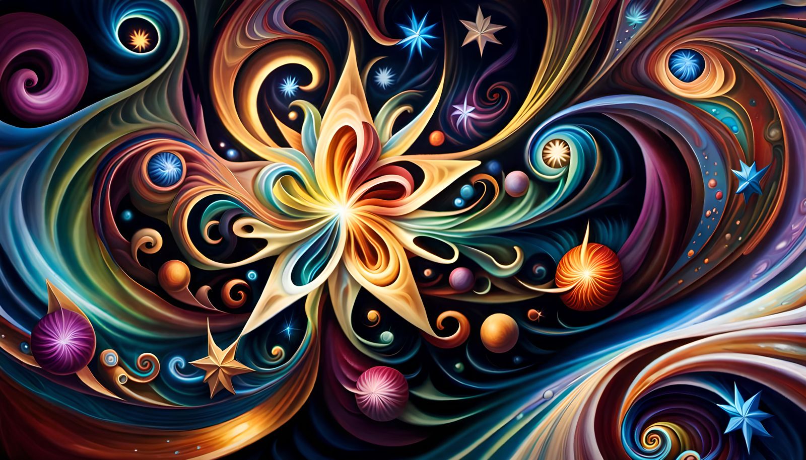 Swirling Star-Beings in Vivid Electromagnetic Plasma