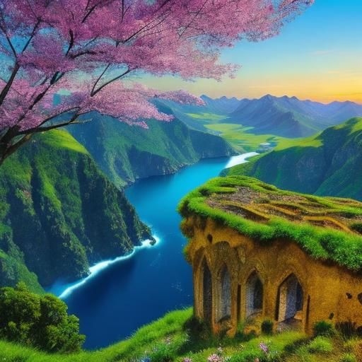 AI Generated Image of Beautiful Places