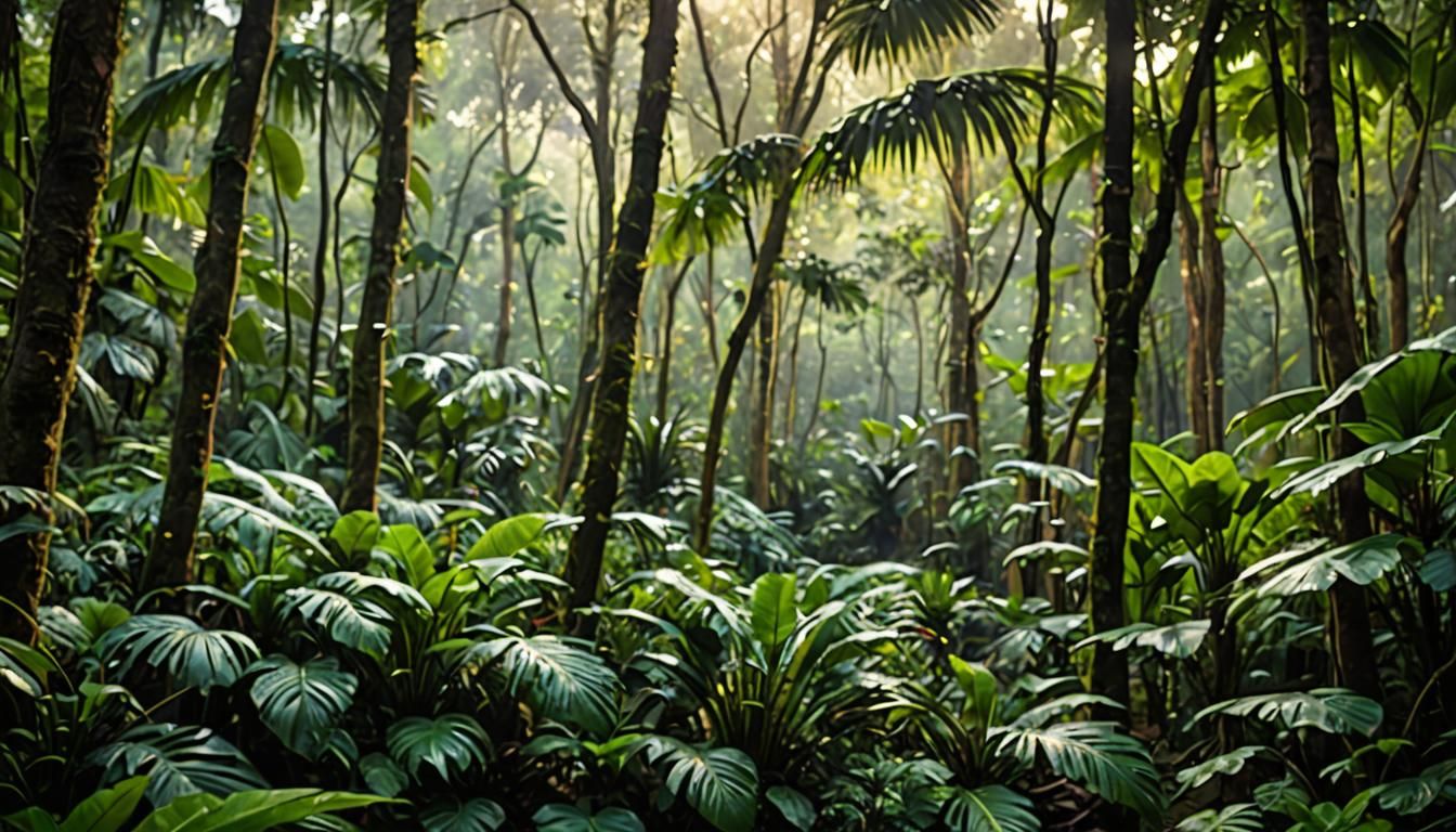 Lush Tropical Rainforest in Professional Photography