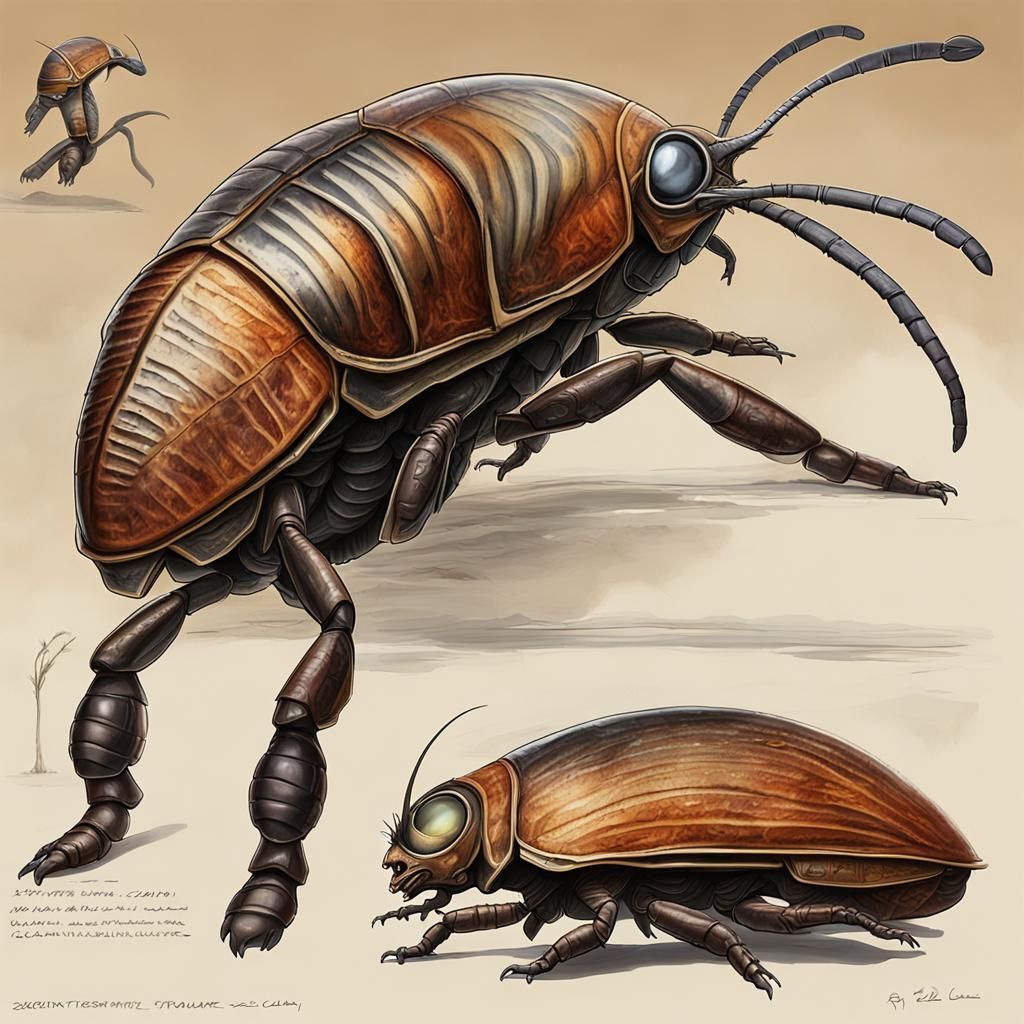 Exotic Alien Exoplanet with Cuban Boa Creatures