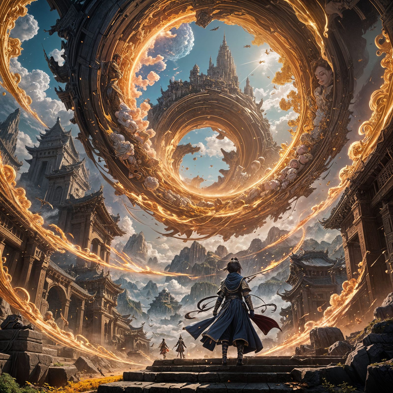 Epic Zhang Liao Digital Matte Painting