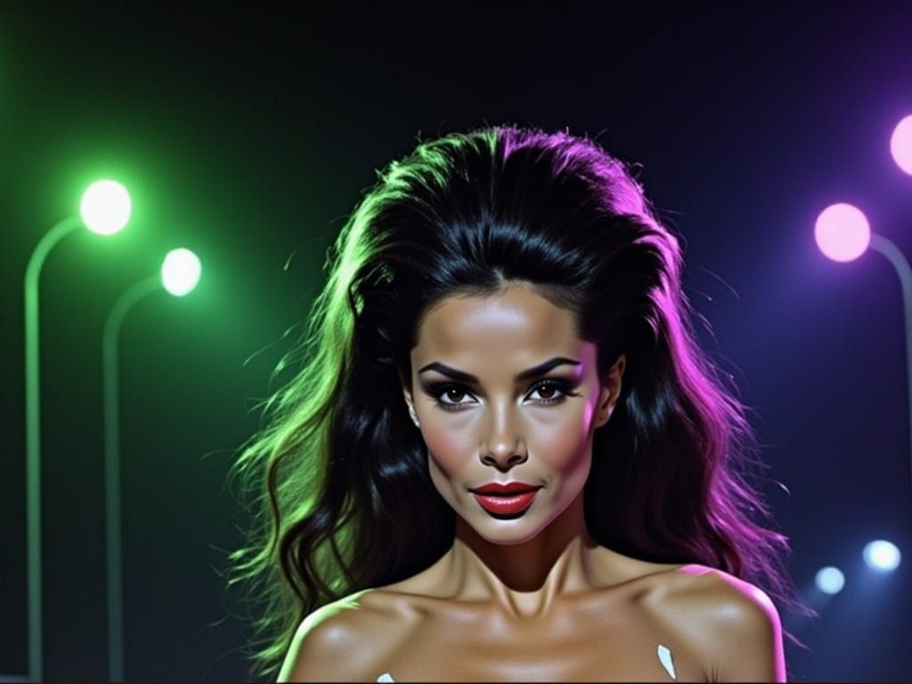 Eerie Vampire Emerges from Darkness in Dramatic Lighting