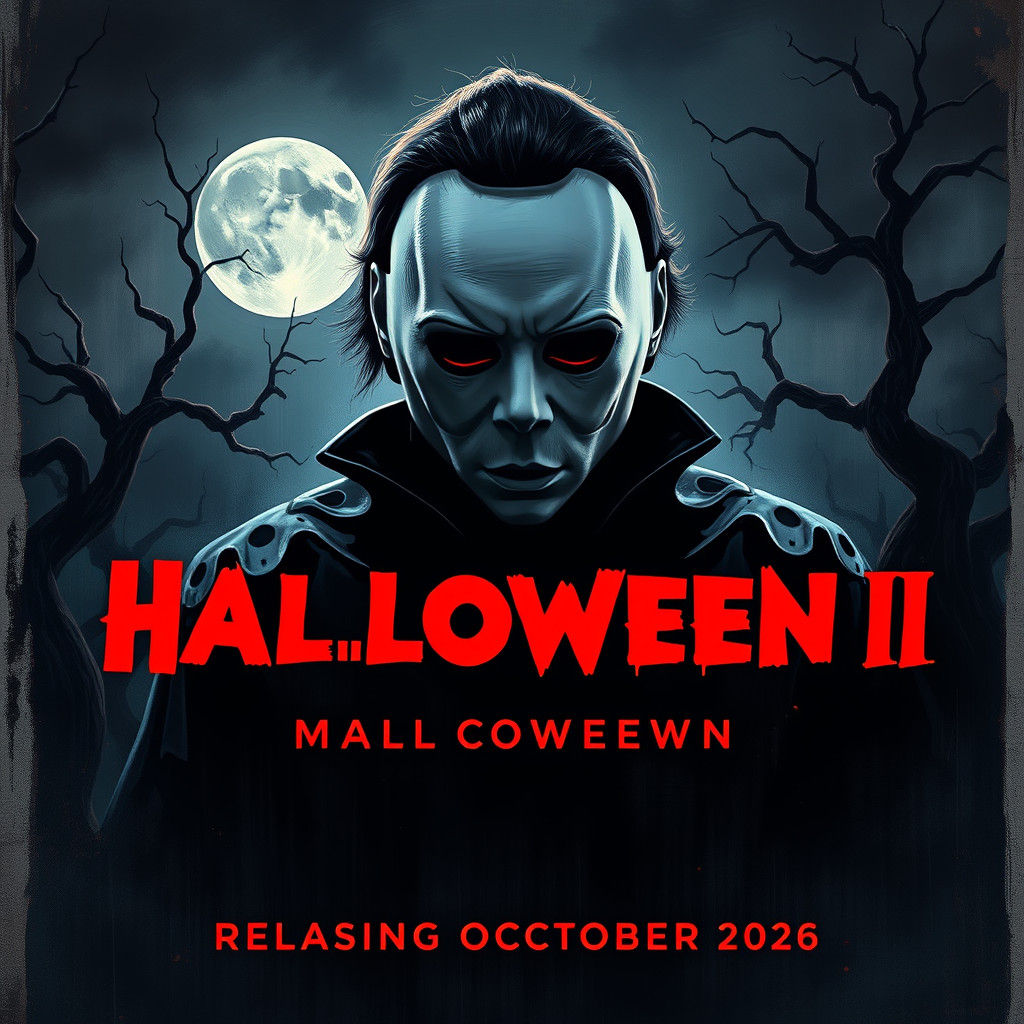 Halloween II Movie Poster: Michael Myers Returns
