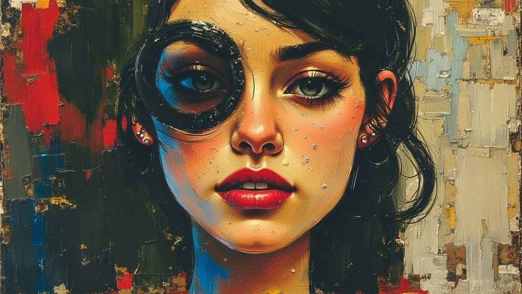 Vibrant Expressionist Masterpiece in Impressionist Style