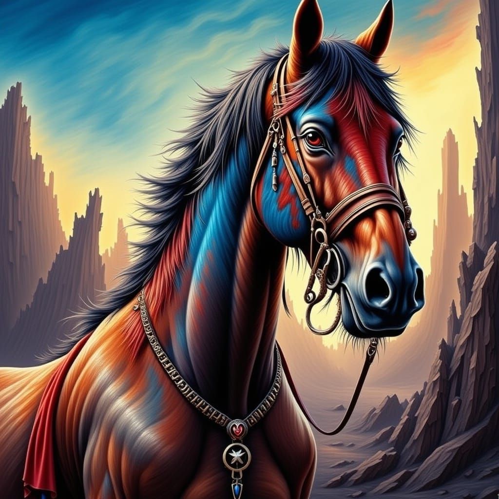 Detailed Horse Portrait