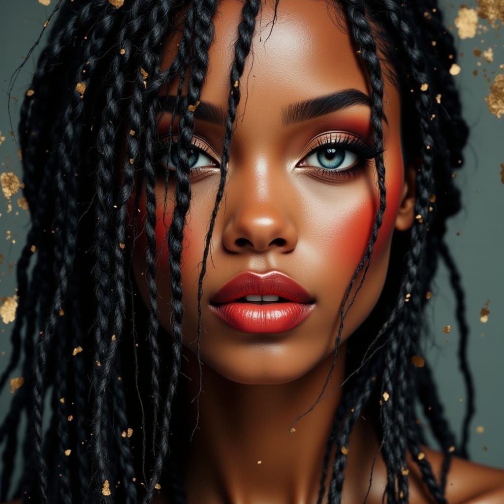 Kelly Rowland as African Goddess, Stunning Portrait