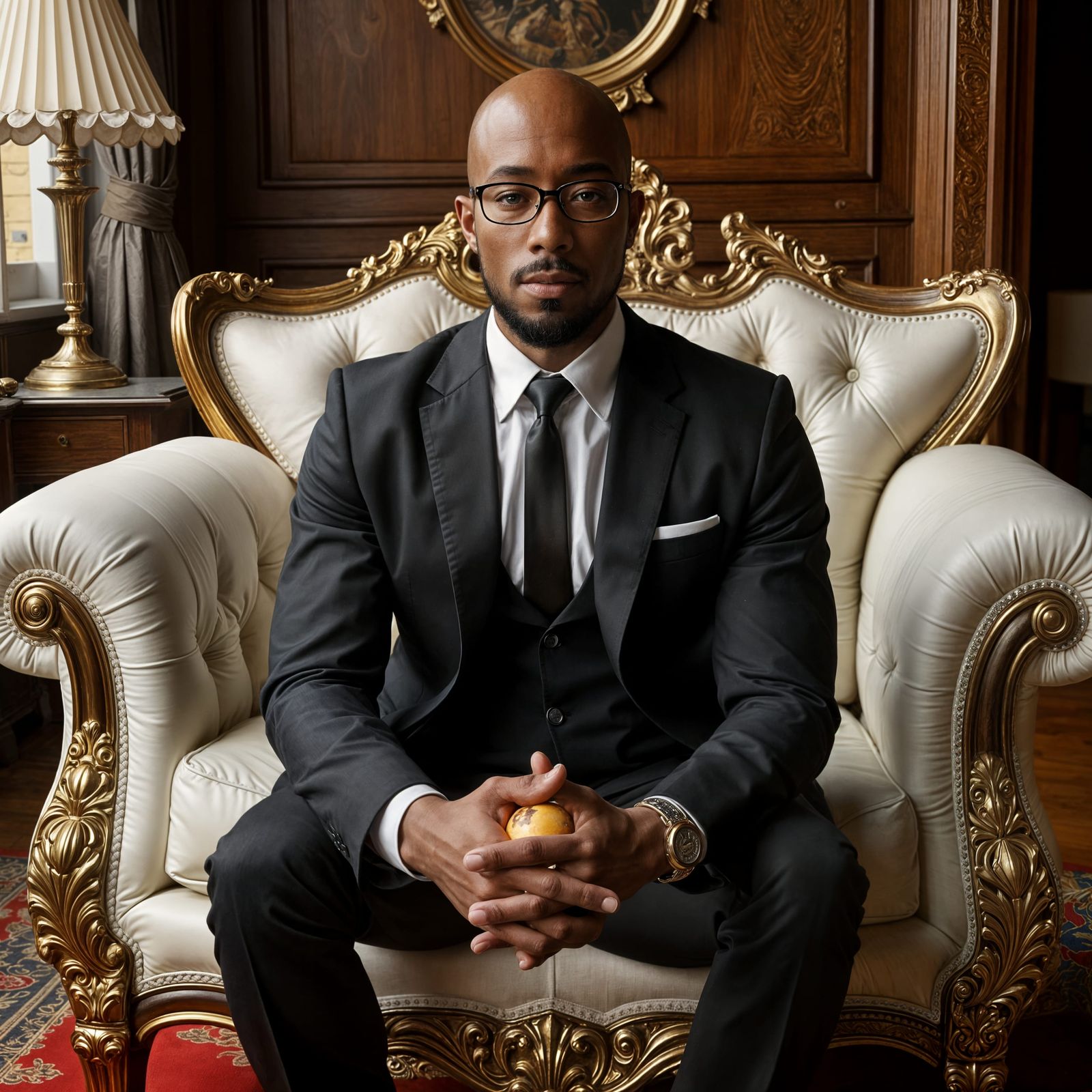 Business Executive in Medieval Fantasy Environment