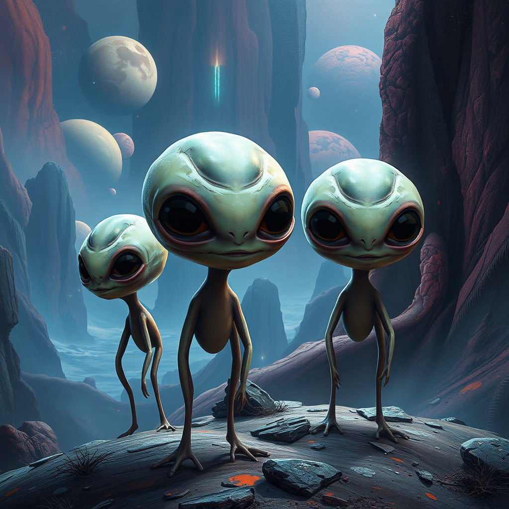 Endearing Aliens in a Mystical Dreamlike World
