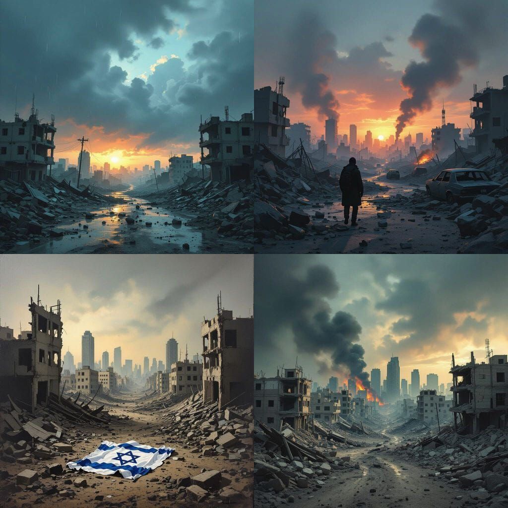 Tel Aviv After Defeat in War with Iran