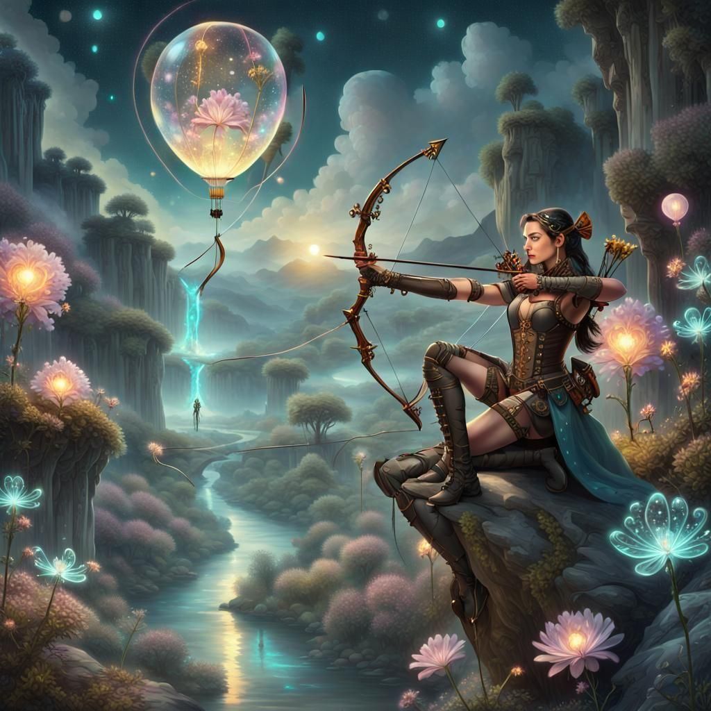 Magic archer lady