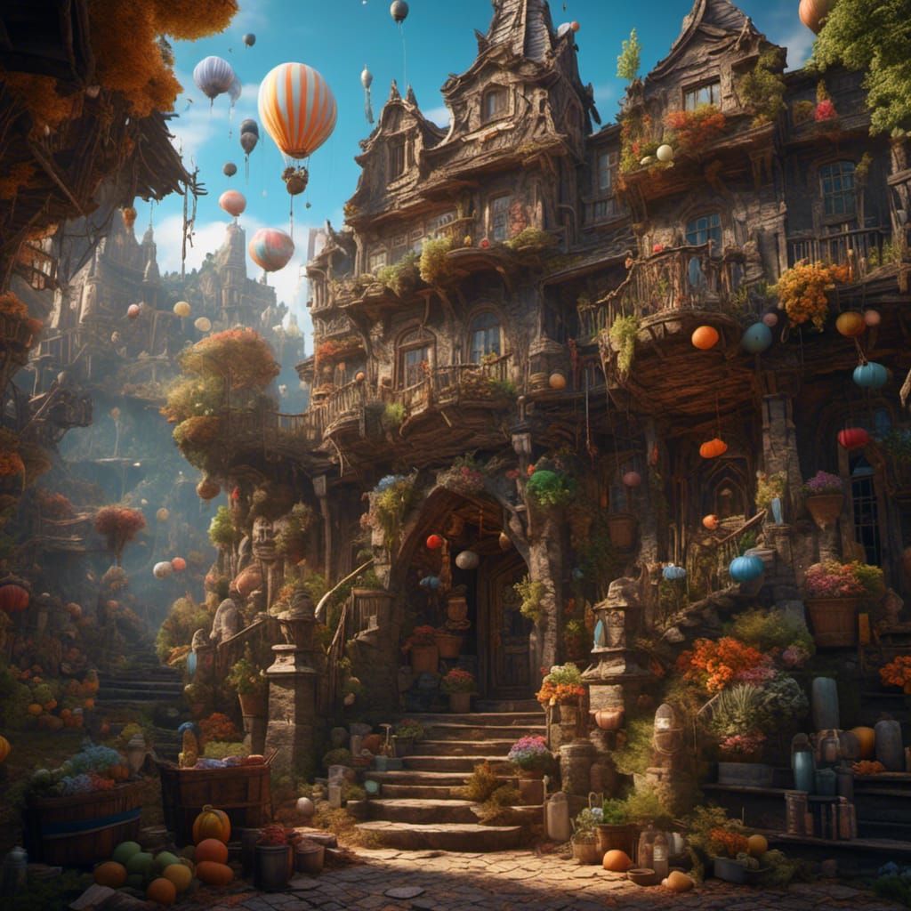 Old Man Emerges: Detailed Matte Painting