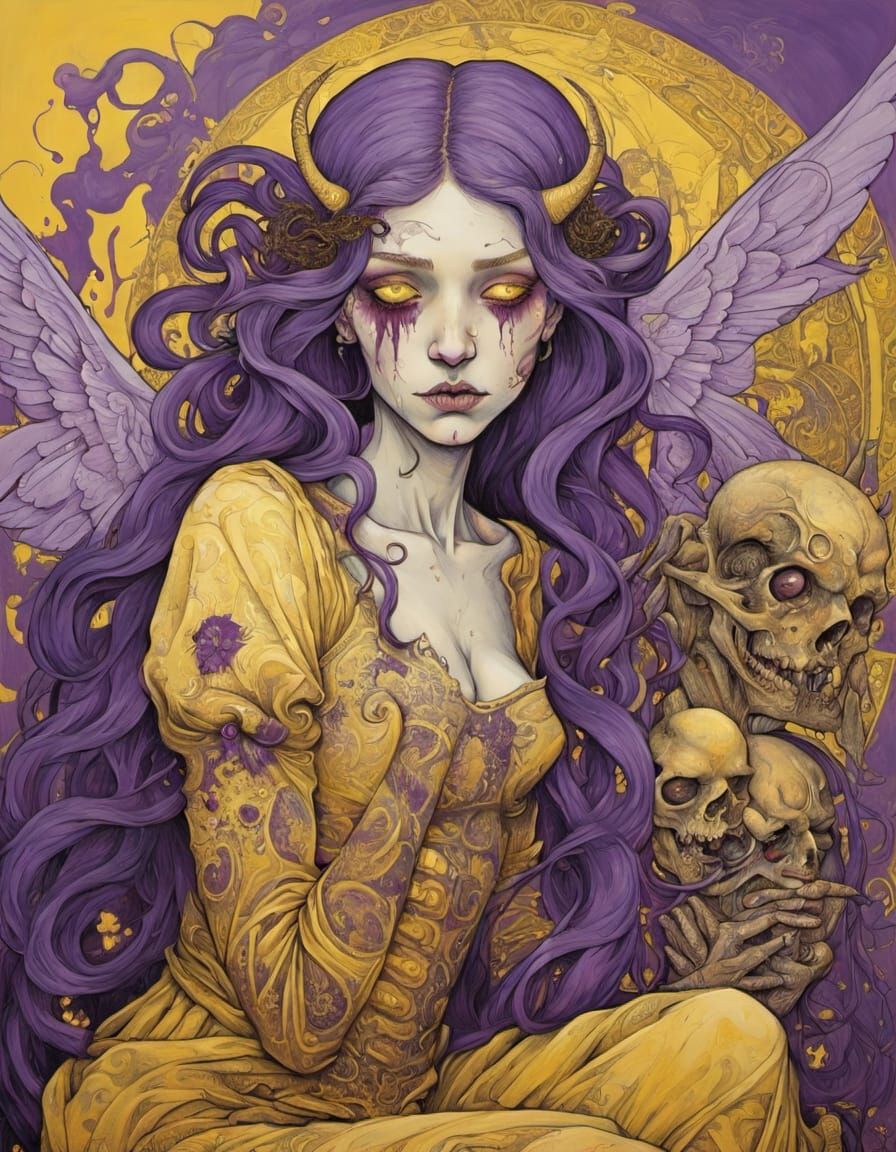 Depression in Morbid Fluxus Graffiti Art