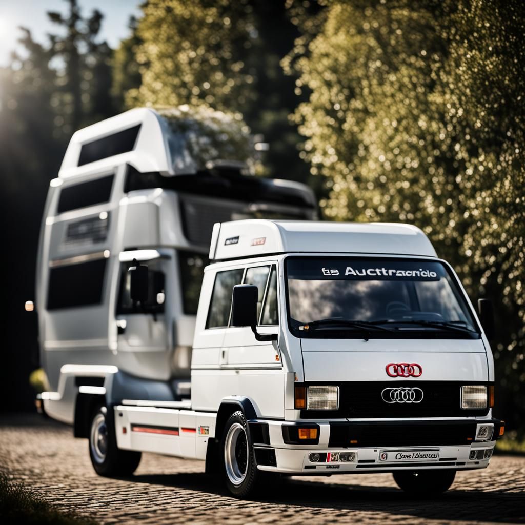 Audi Quattro Transporter: Professional Photography