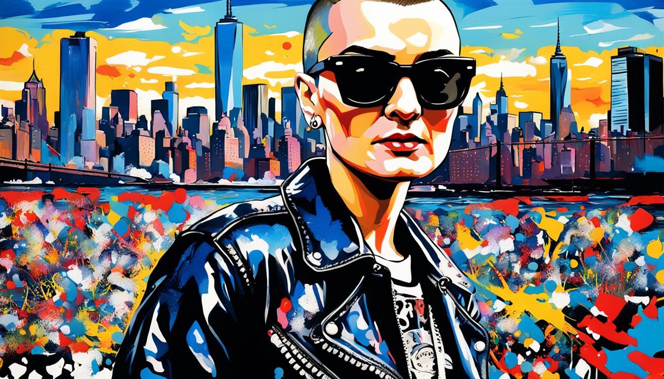 Singer in Matisse Style at CBGB's Club NYC