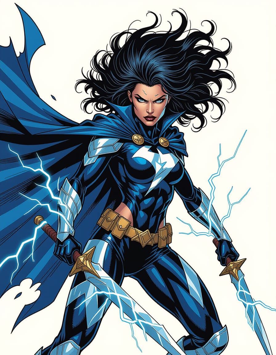 Storm Cloud Hero with Lightning Blades