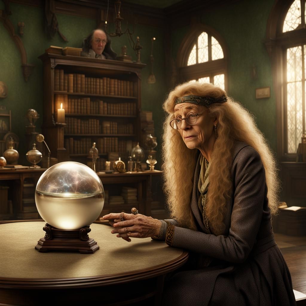 Professor Trelawney's Divination Classroom: A Matte Painting