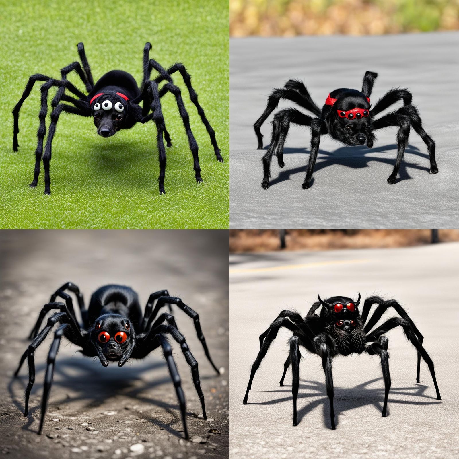 Surreal AI Image: Spider Dog Hybrid