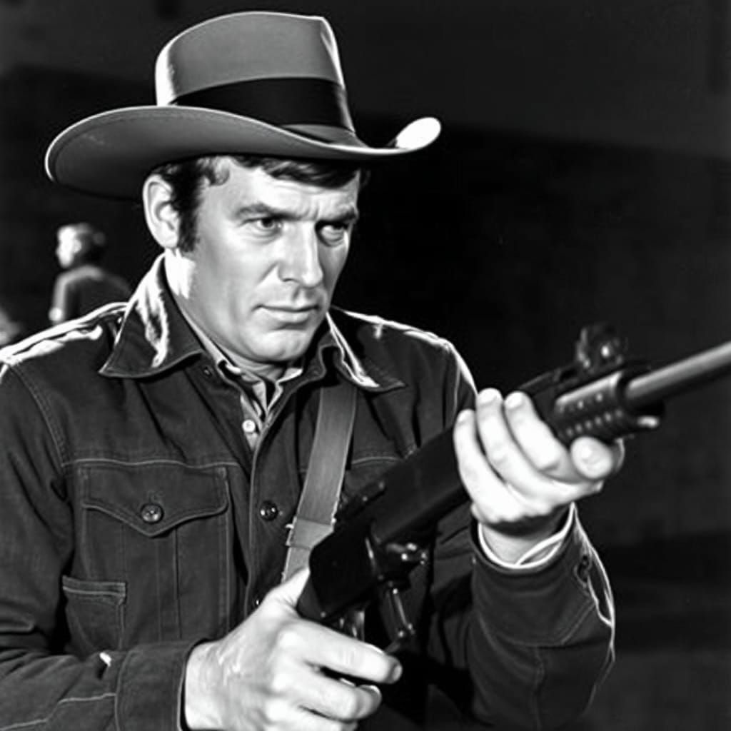 Lucas McCain: The Rifleman in Black and White