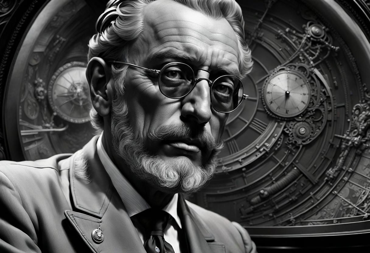 Dr. Strangelove Portrait in Doré-Inspired Engraving Style