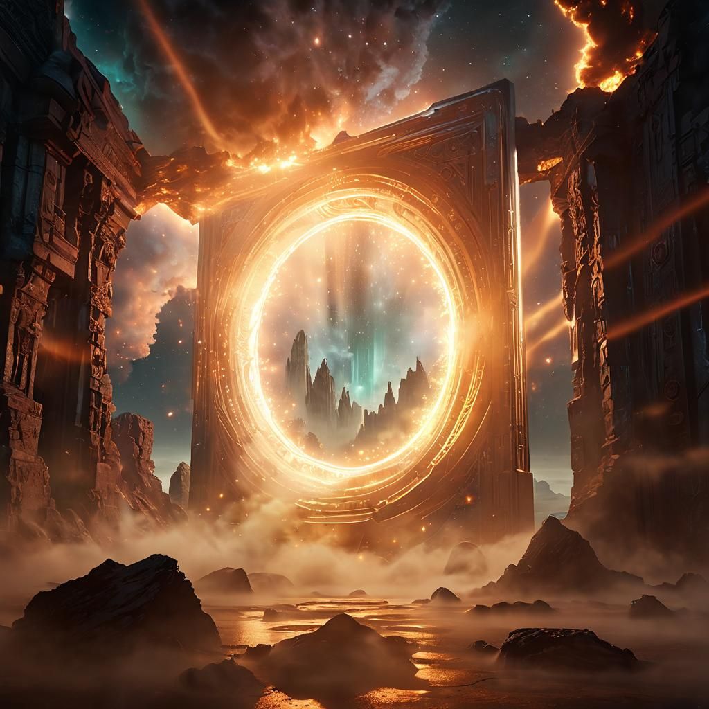 Mystical Sci-Fi Portal to Other Worlds