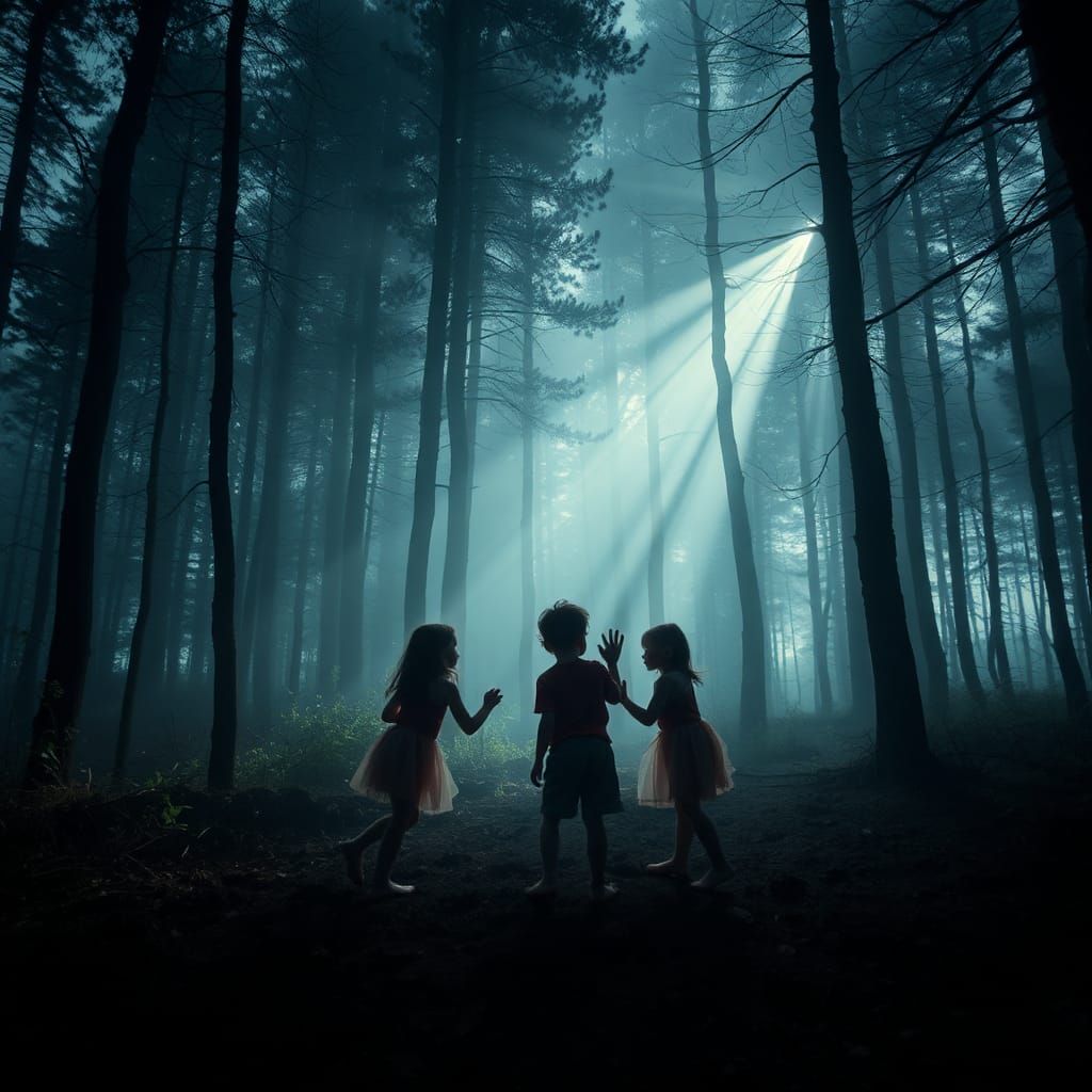 Children at Play in Magnetic Forest