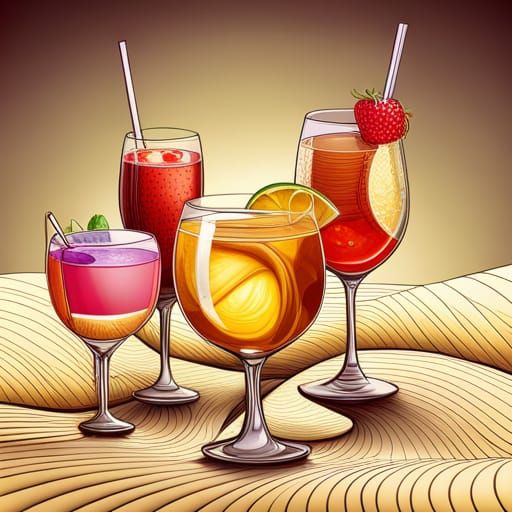 Abstract Vector Fractals with 3D Shading