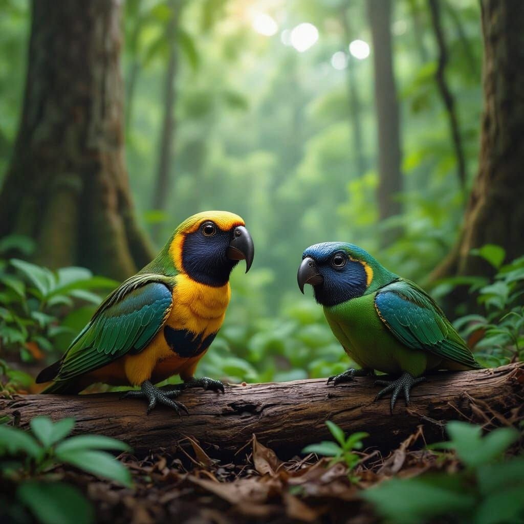 Puerto Rican Fauna in El Yunque Forest