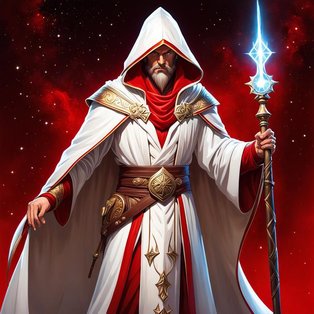 White Mage Human Male #4