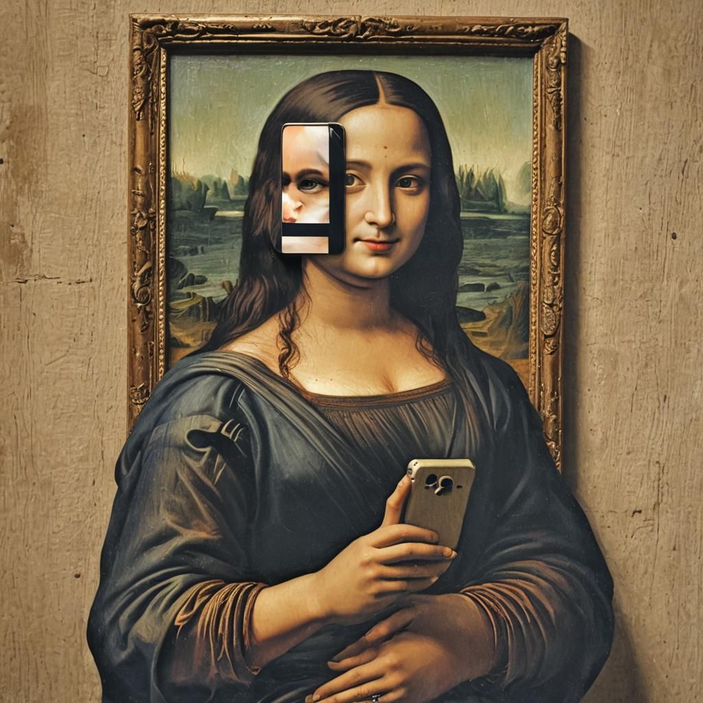 Mona Lisa Takes a Selfie