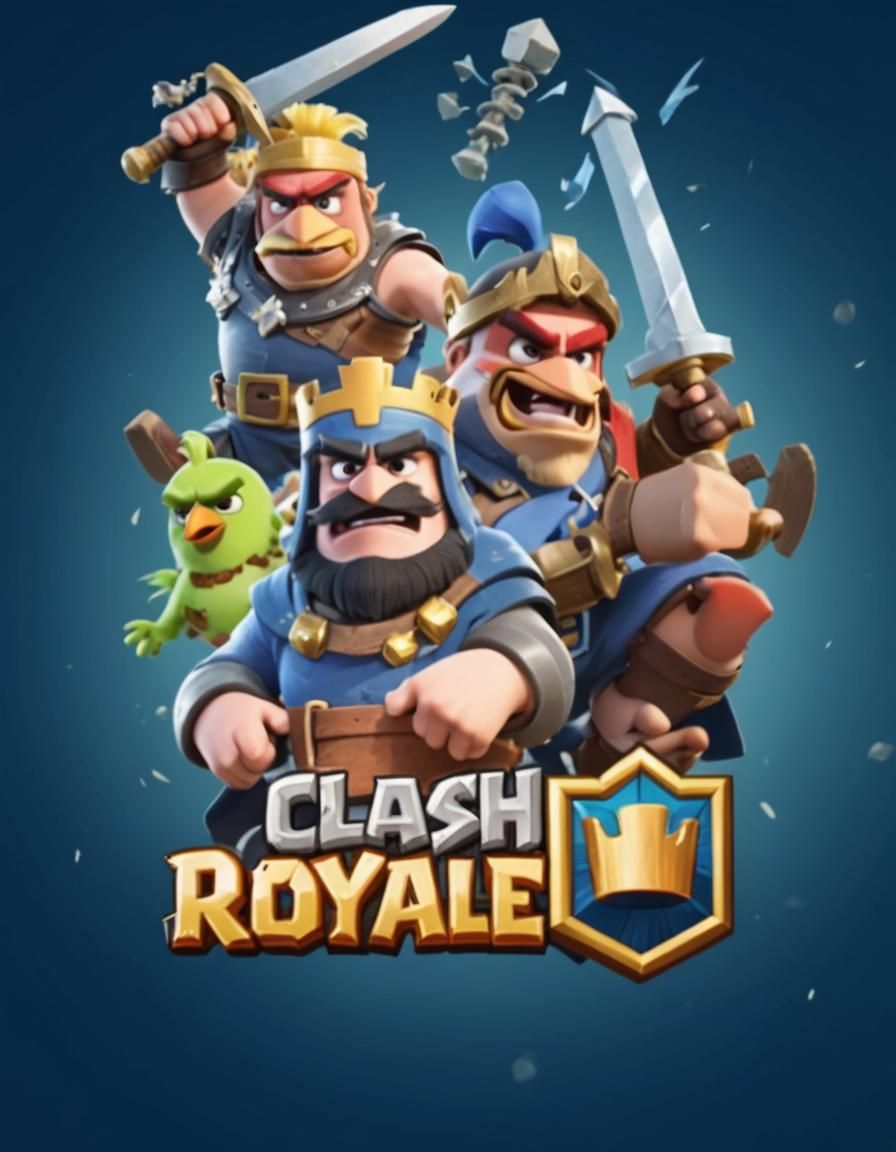 Clash Royale, Clash of Clans, Angry Birds Fan Art