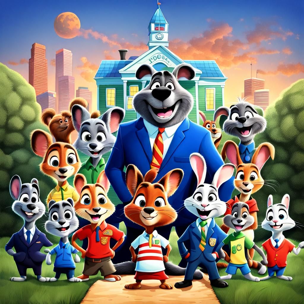 School House Rock Reimagined as Zootopia Characters