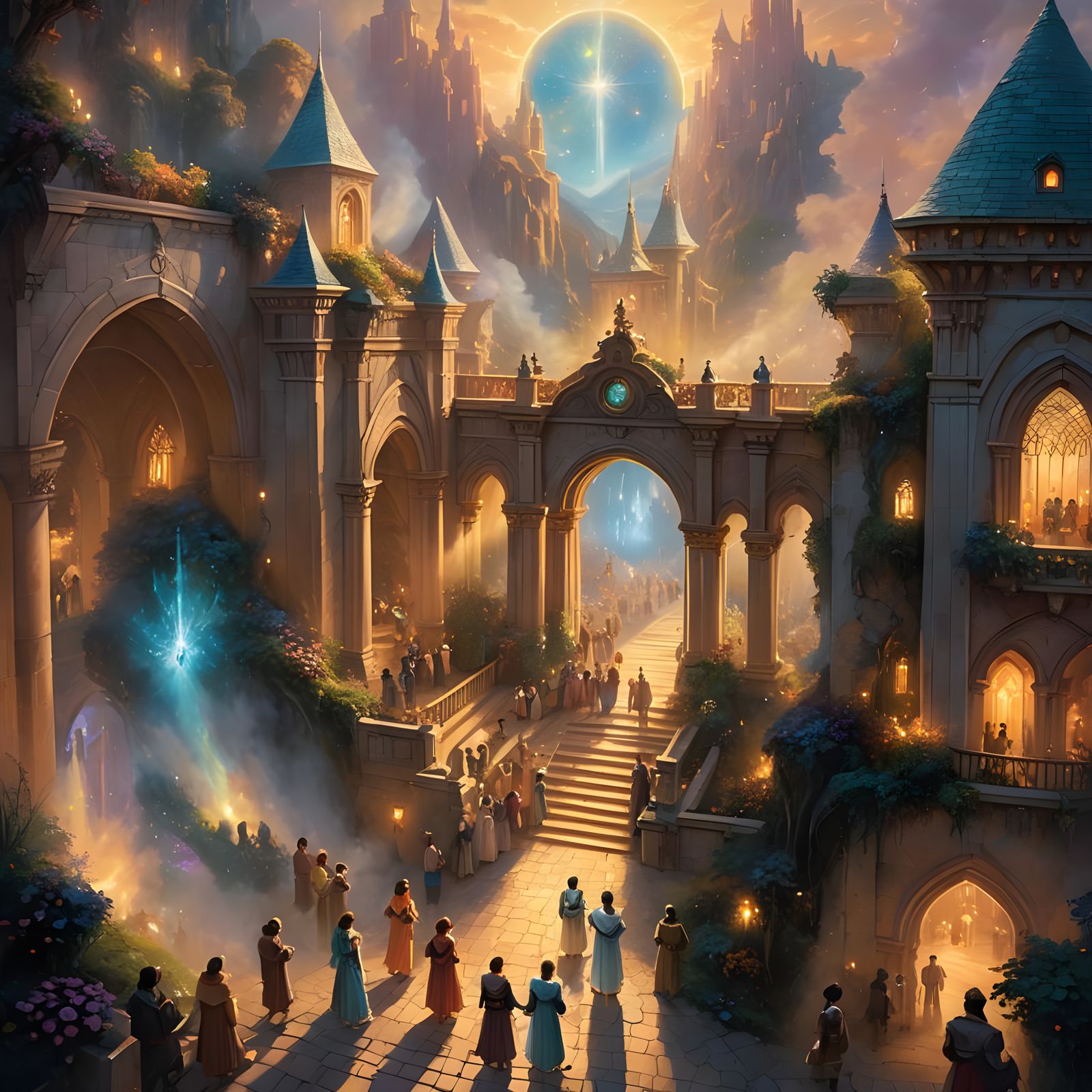 Heavenly Queue Governed by AI Angels